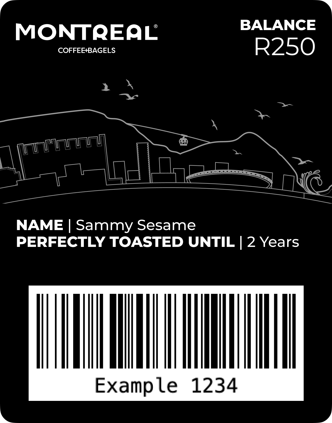 R250 -Montreal Gift Card – The Perfect Treat for Any Coffee Lover